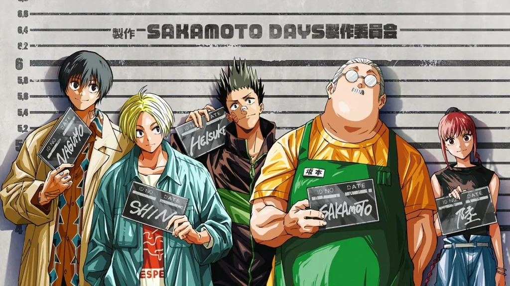 Main Characters from Sakamoto Days Anime