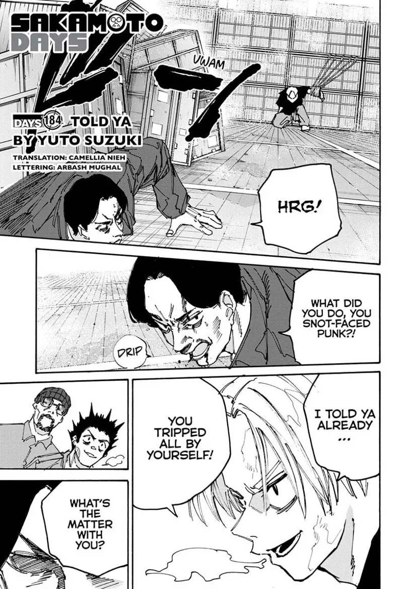 sakamoto days ch184 p001